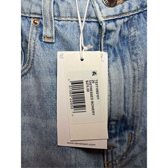 New Derek Lam 10 Crosby FRANKIE ULTRA HIGH RISE STRAIGHT LEG JEANS - Picture 12 of 13